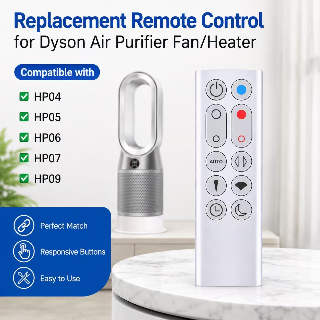 Controle remoto de substituiçã - Dyson Fan Pure Cool avaliação e preço